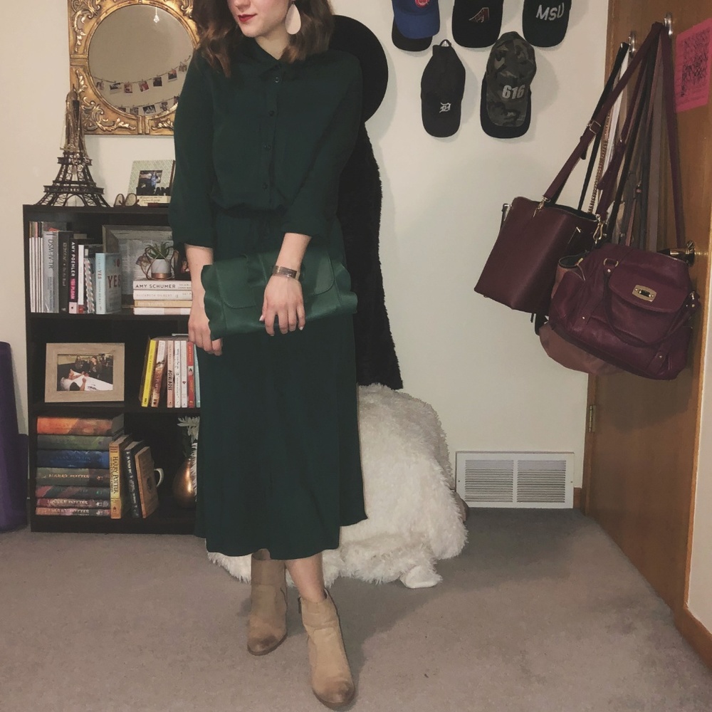 Long Sleeve Midi Dress
